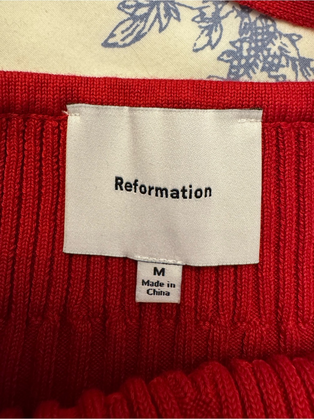 Reformation Delia Ribbed Halter Top - Picture 5 of 6
